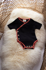 100% Hemp Essential Wrap Onesie - Ember